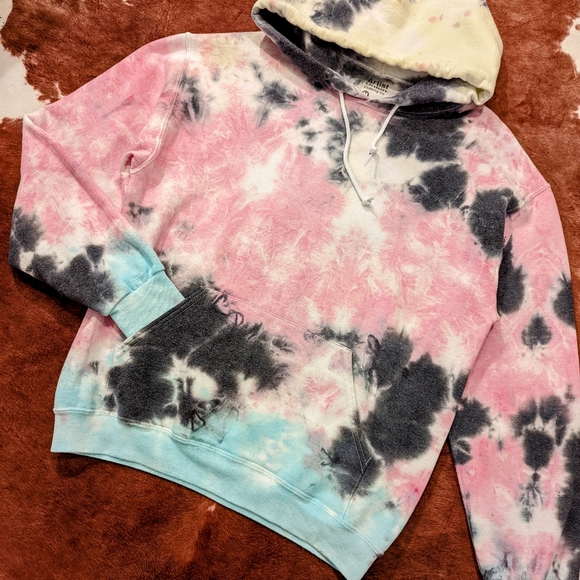 Artist Union Tie Dye Hooded Pullover Sweatshirt - Picture 3 of 14